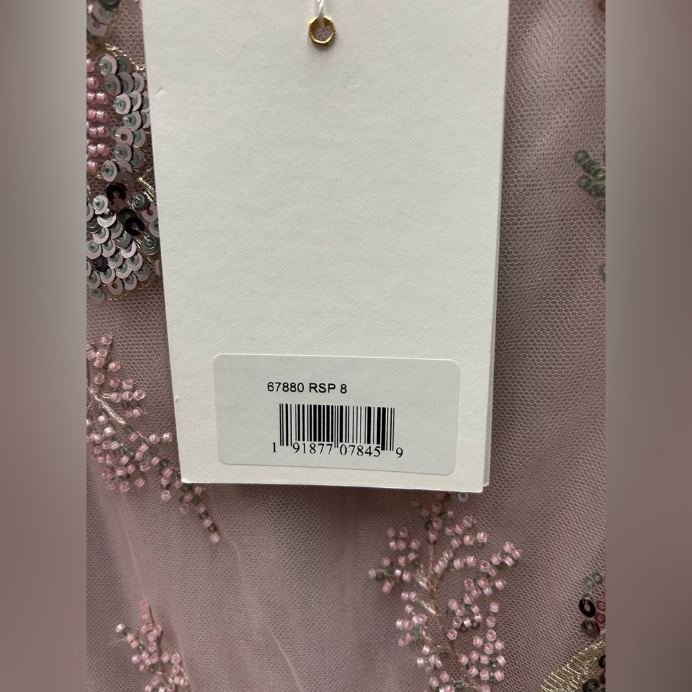 Mac Duggal Pink Floral Maxi Dress - Picture 10 of 11